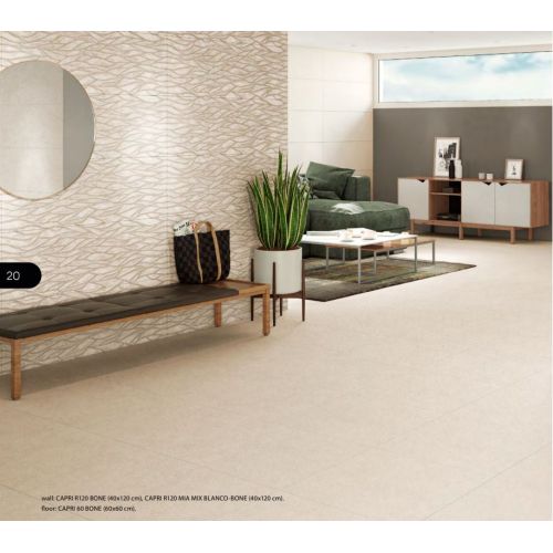 ΠΛΑΚΑΚΙ ΔΑΠΕΔΟΥ KOLOSSOS CAPRI Bone 60 x 60 cm