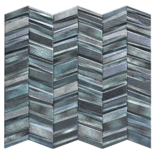 ΠΛΑΚΑΚΙ ΤΟΙΧΟΥ / ΔΑΠΕΔΟΥ KARAG CHEVRON Ocean 44x44 cm