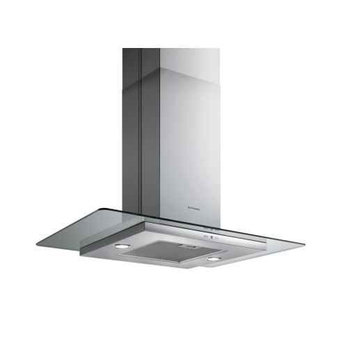 ΑΠΟΡΡΟΦΗΤΗΡΑΣ ΟΡΟΦΗΣ PYRAMIS Cielo Premium Inox / γυαλί ασφαλείας 90 cm 