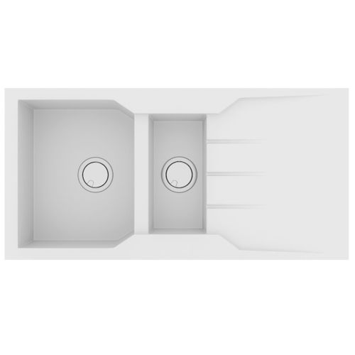 ΝΕΡΟΧΥΤΗΣ ΕΠΙΚΑΘΗΜΕΝΟΣ ΓΡΑΝΙΤΗ SANITEC Code 802 BIANCO Ultra Granite 100x50 cm