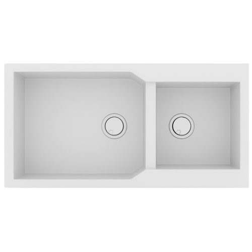ΝΕΡΟΧΥΤΗΣ ΕΠΙΚΑΘΗΜΕΝΟΣ ΓΡΑΝΙΤΗ SANITEC Code 803 BIANCO Ultra Granite 98x50 cm
