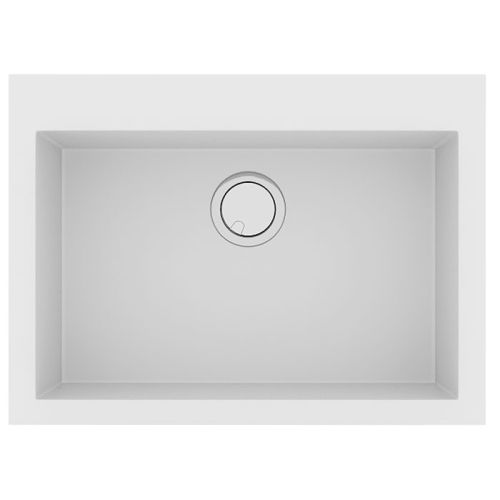 ΝΕΡΟΧΥΤΗΣ ΓΡΑΝΙΤΗ SANITEC Code 815 BIANCO Ultra Granite 70x50 cm