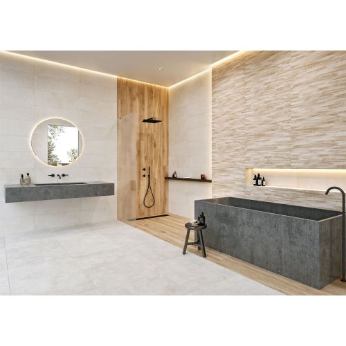 ΠΛΑΚΑΚΙ ΤΟΙΧΟΥ KOLOSSOS COSMOPOLITAN Grey 25 x 70 cm