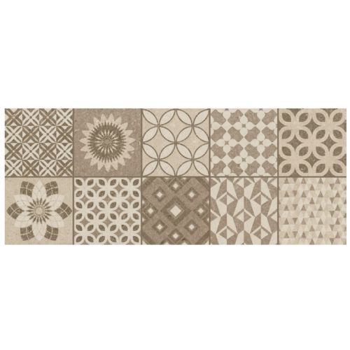 ΠΛΑΚΑΚΙ ΤΟΙΧΟΥ KARAG Decor Isole METROPOLI Brown 20x50 cm