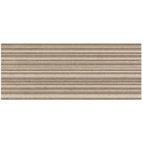 ΠΛΑΚΑΚΙ ΤΟΙΧΟΥ KARAG Decor Slot METROPOLI Brown 20x50 cm