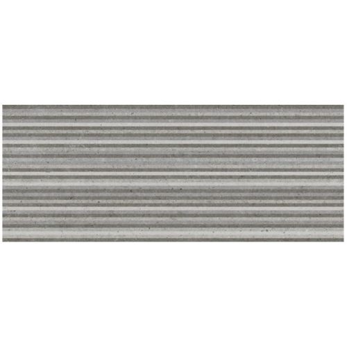 ΠΛΑΚΑΚΙ ΤΟΙΧΟΥ KARAG Decor Slot METROPOLI Grey 20x50 cm