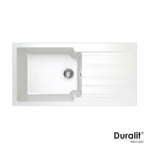 ΝΕΡΟΧΥΤΗΣ ΣΥΝΘΕΤΙΚΟΣ ΕΝΘΕΤΟΣ DURALIT KS105 Blanco Artico 100x50 cm