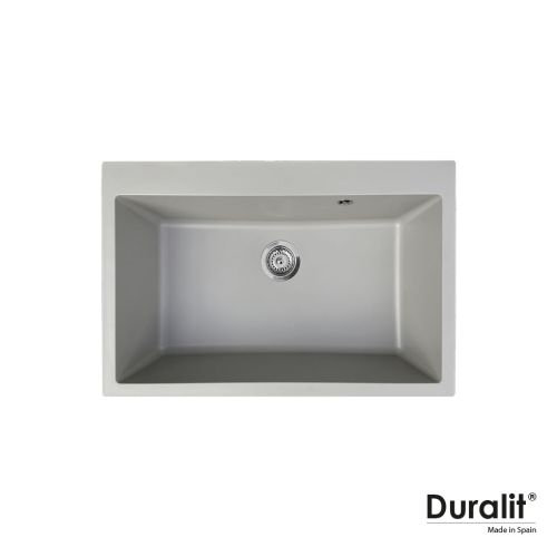 ΝΕΡΟΧΥΤΗΣ ΣΥΝΘΕΤΙΚΟΣ ΕΝΘΕΤΟΣ DURALIT KZ075 Gris Platinum 76x50 cm