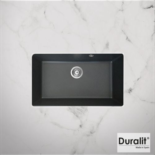 ΝΕΡΟΧΥΤΗΣ ΣΥΝΘΕΤΙΚΟΣ ΥΠΟΚΑΘΗΜΕΝΟΣ DURALIT KZ075U  Negro Grafito 76x50 cm