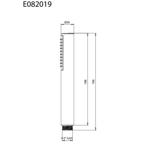 ΤΗΛΕΦΩΝΟ ΝΤΟΥΣ ΧΕΙΡΟΣ ALMAR Skinny E082019 Inox