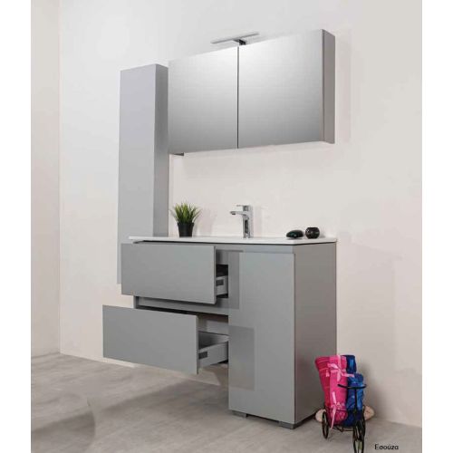 ΕΠΙΠΛΟ ΜΠΑΝΙΟΥ ΜΕ ΚΑΘΡΕΠΤΗ ΝΤΟΥΛΑΠΙ COLOSSEUM bath ELEGANCE 8460 Εσούζα 80 cm