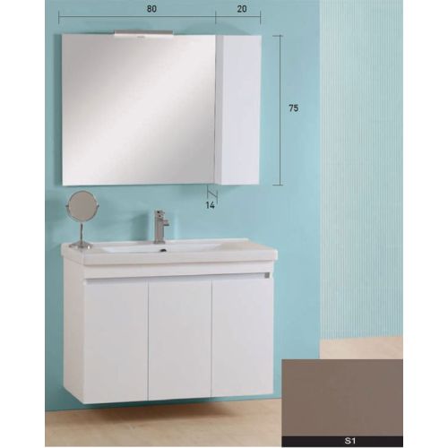 ΚΡΕΜΑΣΤΟ ΕΠΙΠΛΟ ΜΠΑΝΙΟΥ PRO BAGNO ELEGANT 950 B SOFT S1 100cm