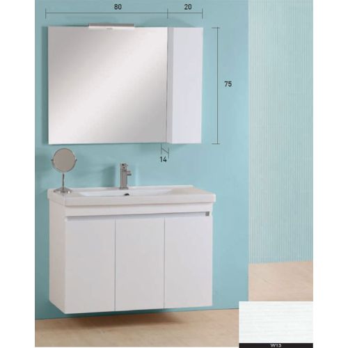 ΚΡΕΜΑΣΤΟ ΕΠΙΠΛΟ ΜΠΑΝΙΟΥ PRO BAGNO ELEGANT 950 B MATRIX W13 100cm