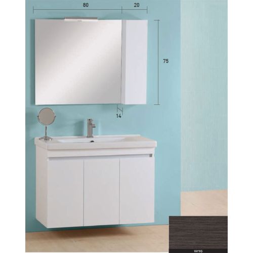 ΚΡΕΜΑΣΤΟ ΕΠΙΠΛΟ ΜΠΑΝΙΟΥ PRO BAGNO ELEGANT 950 B MATRIX W16 100cm