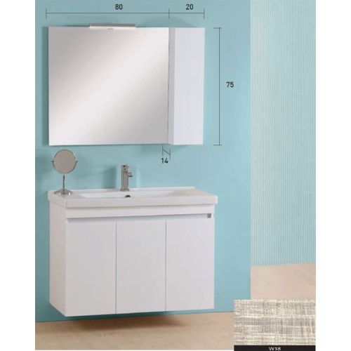 ΚΡΕΜΑΣΤΟ ΕΠΙΠΛΟ ΜΠΑΝΙΟΥ PRO BAGNO ELEGANT 950 B MATRIX W18 100cm