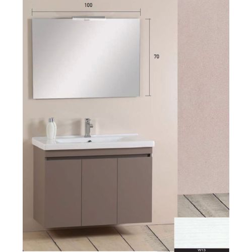ΚΡΕΜΑΣΤΟ ΕΠΙΠΛΟ ΜΠΑΝΙΟΥ PRO BAGNO ELEGANT 950 C MATRIX W13 100cm