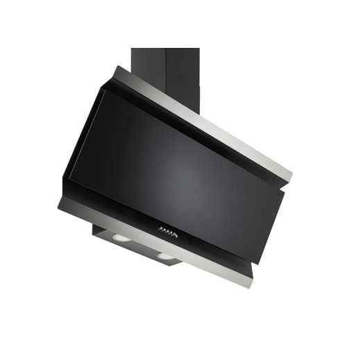 ΑΠΟΡΡΟΦΗΤΗΡΑΣ ΚΑΜΙΝΑΔΑ (ΤΖΑΚΙ) PYRAMIS Eleganto Elegant Inox/Μαύρο Γυαλί 60 cm 