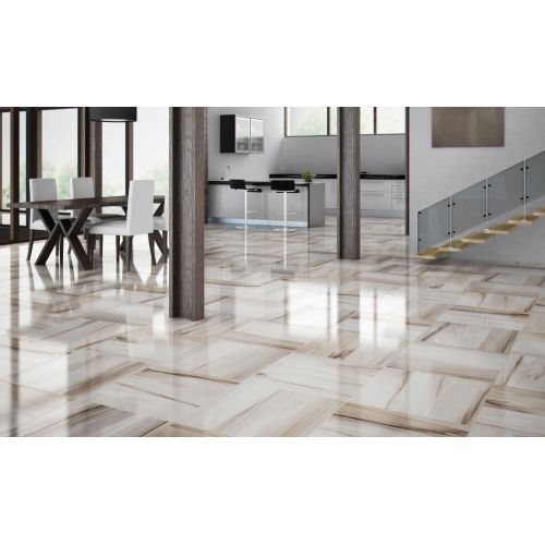 ΠΛΑΚΑΚΙ ΔΑΠΕΔΟΥ KARAG ELEMENTS Blanco 60,5x60,5 cm