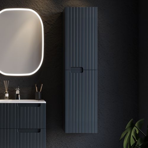 ΕΠΙΠΛΟ ΜΠΑΝΙΟΥ ΚΡΕΜΑΣΤH ΣΤΗΛΗ MARTIN ENZA Anthracite 35 MDF 18mm  35x35x138cm