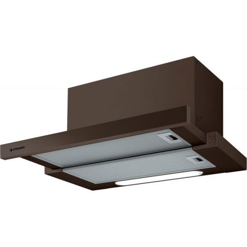 ΑΠΟΡΡΟΦΗΤΗΡΑΣ ΣΥΡΟΜΕΝΟΣ PYRAMIS Turbo Essential Καφέ 60 cm