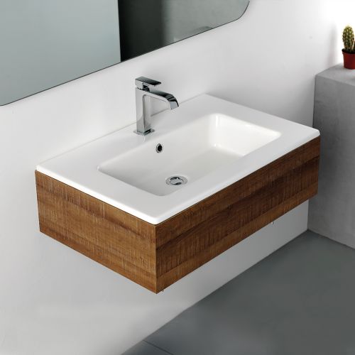 ΝΙΠΤΗΡΑΣ ΕΠΙΚΑΘΗΜΕΝΟΣ BIANCO Ceramica FLAT 36070 White 71,5 x 46,5 cm