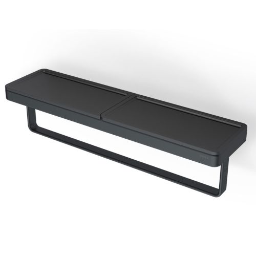 ΕΤΑΖΕΡΑ ΤΟΙΧΟΥ ΜΕ ΠΕΤΣΕΤΟΚΡΕΜΑΣΤΡΑ GEESA FRAME 8853 Black Matt 42cm