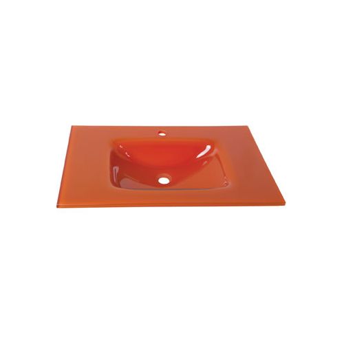 ΝΙΠΤΗΡΑΣ ΓΥΑΛΙΝΟΣ ΕΝΘΕΤΟΣ ΕΠΙΠΛΟΥ ORANGE Gloria  GLASS-U 75x45 cm