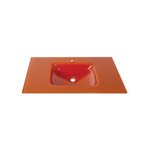 ΝΙΠΤΗΡΑΣ ΓΥΑΛΙΝΟΣ ΕΝΘΕΤΟΣ ΕΠΙΠΛΟΥ ORANGE Gloria  GLASS-U 90x45 cm