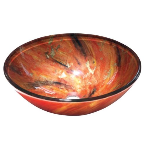 ΝΙΠΤΗΡΑΣ ΕΠΙΠΛΩΝ ΓΥΑΛΙΝΟΣ GLASS  DIA ORANGE MIX 42x14 cm 