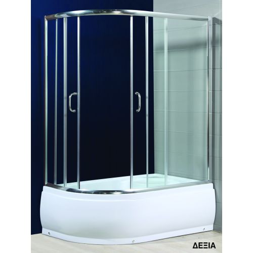 ΚΑΜΠΙΝΑ ΗΜΙΚΥΚΛΙΚΗ ΚΑΜΠΙΝΑ ΠΛΗΡΗΣ ΔΕΞΙΑΣ ΤΟΠΟΘΕΤΗΣΗΣ ΜΕ ΝΤΟΥΖΙΕΡΑ Gloria EKENDRO 120x80190 cm