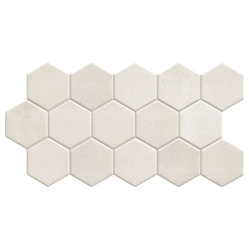ΠΛΑΚΑΚΙ ΤΟΙΧΟΥ / ΔΑΠΕΔΟΥ KARAG HEX White 26,5x51 cm