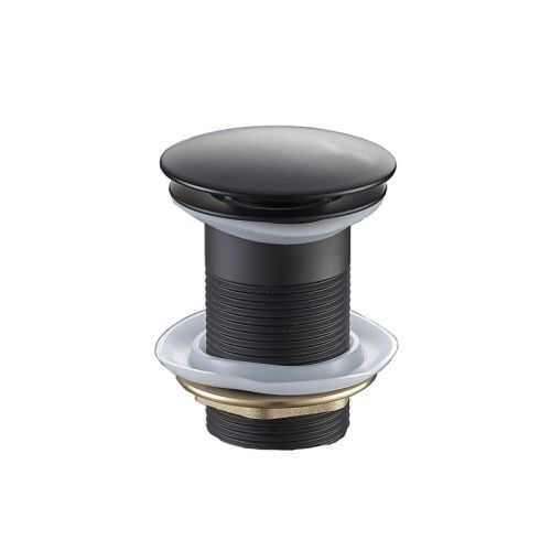 Βαλβίδα νιπτήρος με μαύρο ματ καπάκι KARAG