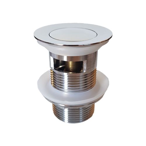 Βαλβίδα νιπτήρος με υπερχείλιση και χρωμέ καπάκι PRAXIS