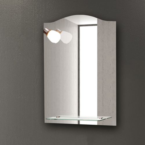 Καθρέπτης με φωτιστικό & εταζέρα KARAG