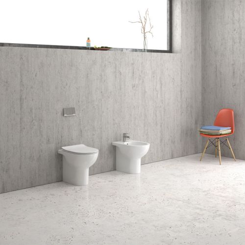 Λεκάνη δαπέδου rimless EOLIS KARAG