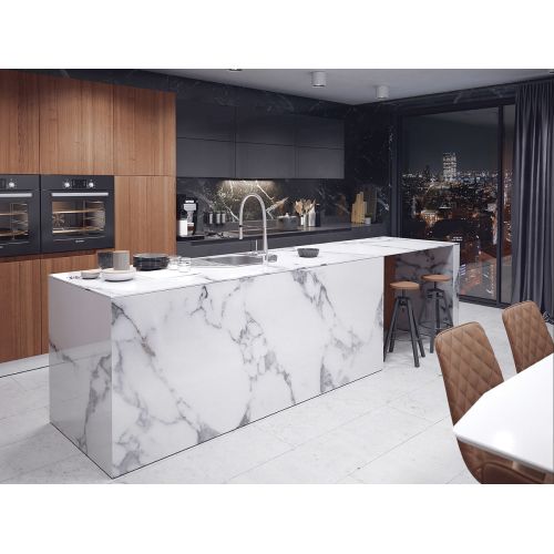 Μπαταρία κουζίνας με εύκαμπτο αποσπώμενο ντους SONATA FERRO