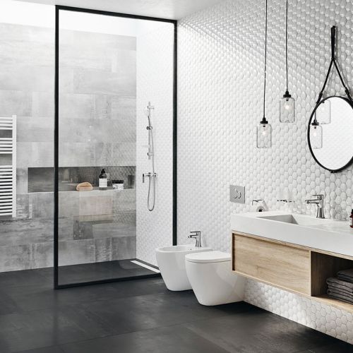 Μπαταρία μπιντέ ALGEO SQUARE FERRO