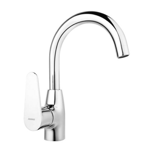 Μπαταρία νιπτήρος υψηλή με περιστρεφόμενο στόμιο ALGEO FERRO