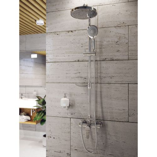 Μπαταρία σταθερού ντους ALGEO FERRO