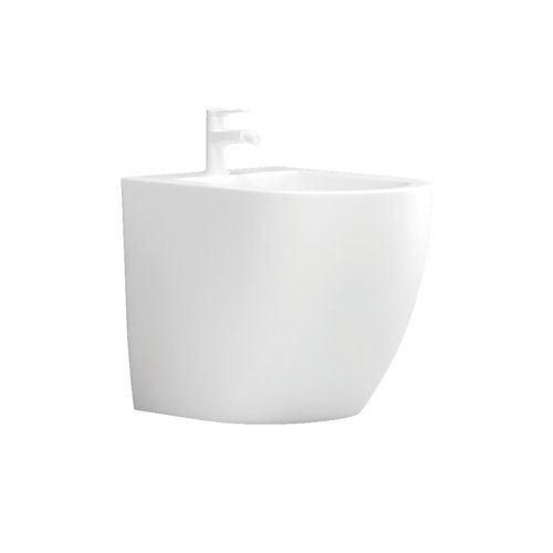 Μπιντέ δαπέδου λευκό ματ MILOS KARAG