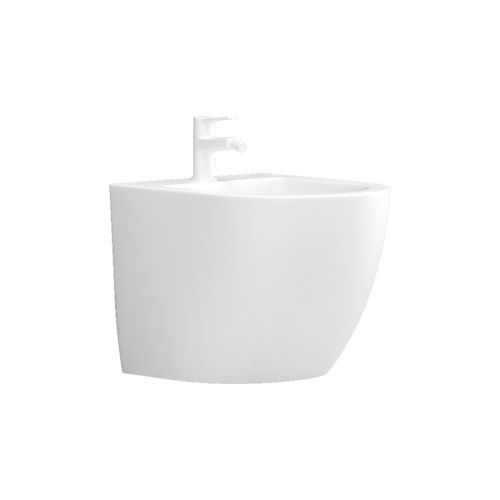 Karag Milos LT 046F-MW Μπιντέ Μπάνιου Κρεμαστό Λευκός Ματ 36 x 49,5 x 33 cm