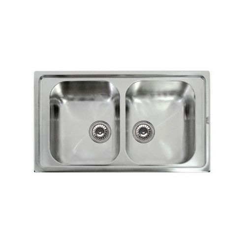 Νεροχύτης κουζίνας διπλός BL 887 KARAG