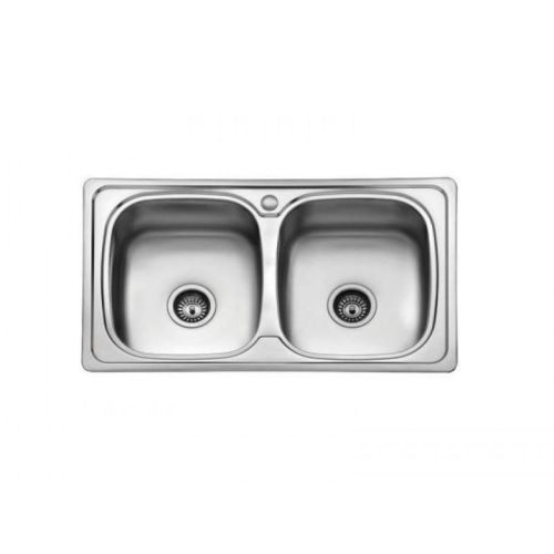 Νεροχύτης κουζίνας διπλός BL 898 KARAG