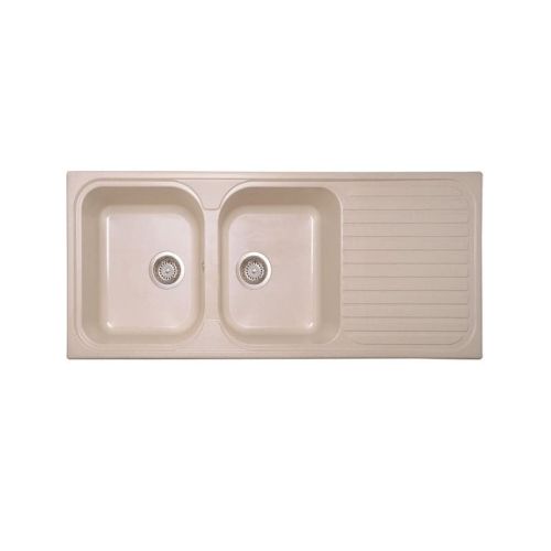 Νεροχύτης κουζίνας διπλός WOLF 500 ELLECI