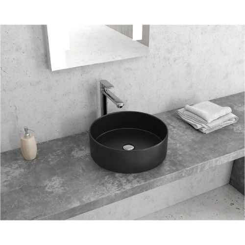 Νιπτήρας επικαθήμενος μαύρο ματ LT3134 KARAG