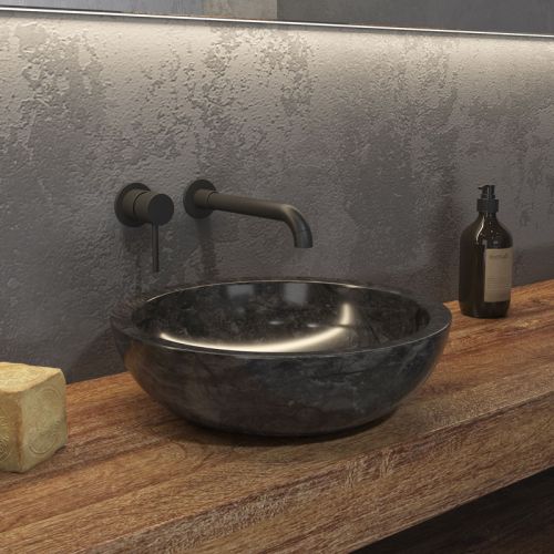 Νιπτήρας επικαθήμενος πέτρινος ELENA NERO KARAG