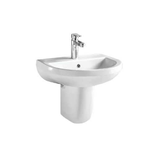 Νιπτήρας με μισοκόλονο PAROS KARAG