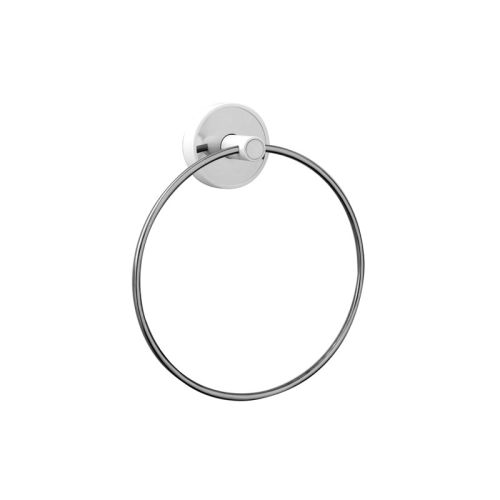 Πετσετοκρεμάστρα κρίκος λευκή OPTIMO KARAG