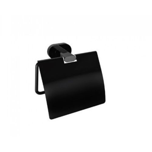 Χαρτοθήκη μαύρη ματ NEW OVAL KARAG