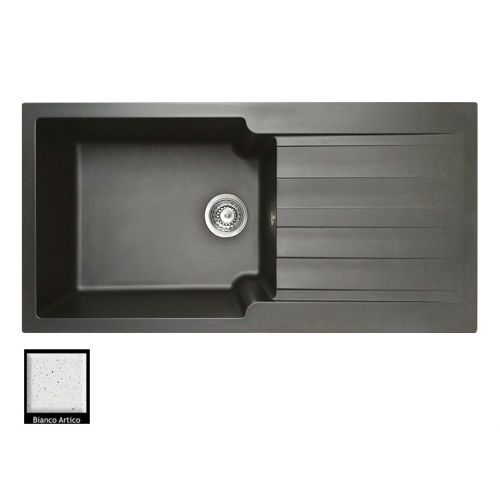 ΝΕΡΟΧΥΤΗΣ ΣΥΝΘΕΤΙΚΟΣ ΕΝΘΕΤΟΣ DURALIT KS105 Blanco Artico 100x50 cm